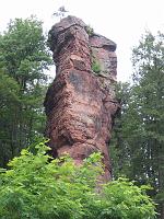  (C) 2005 by G. Doczkal, 
Felsen, 
Fünf-Burgen-Tour, 
Elsass, Frankreich