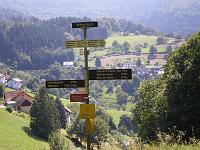  (C) 2007 by E. Doczkal, 
Wegweiser Mistgraben, 
Büchelbachrundweg, 
Bühlertal, Baden-Württemberg, Germany