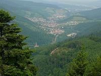  (C) 2008 by G. Doczkal, 
Ausblick von den Latschigfelsen, 
Latschig bei Gausbach, Baden-Württemberg, Germany