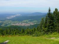  (C) 2008 by G. Doczkal, 
Blick von der Drachenflugrampe auf Loffenau, 
Teufelsmühle bei Loffenau, Baden-Württemberg, Germany