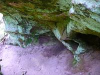  (C) 2008 by G. Doczkal, 
Auswaschungen am Großen Loch, 
Großes Loch bei Loffenau, Baden-Württemberg, Germany