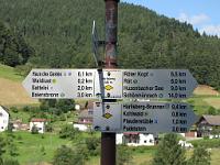  (C) 2009 by G. Doczkal, 
Wegweiser Härlisberg, 
Holzmacherrundweg bei Tonbach, Baden-Württemberg, Germany